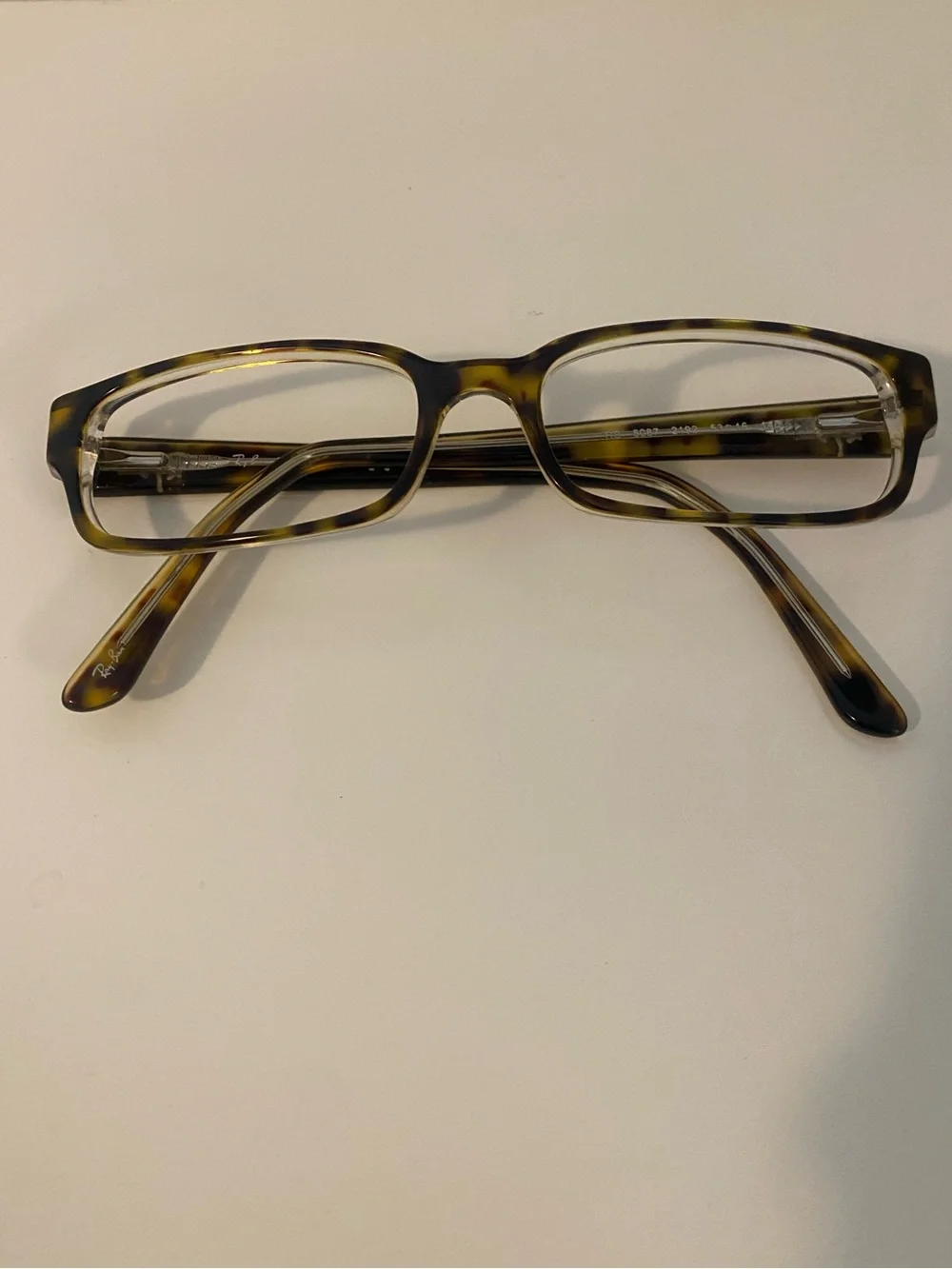 Ray-Ban Tortoiseshell Rectangle Glasses Frames